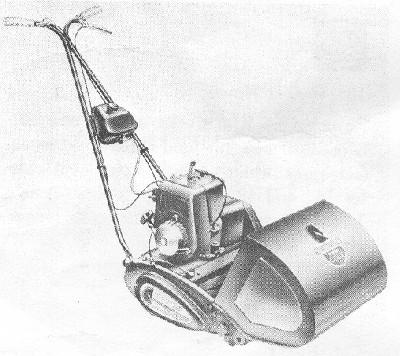 Suffolk Colt motor mower.