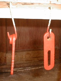 Small items can be hung on wire hooks during painting and while drying.
