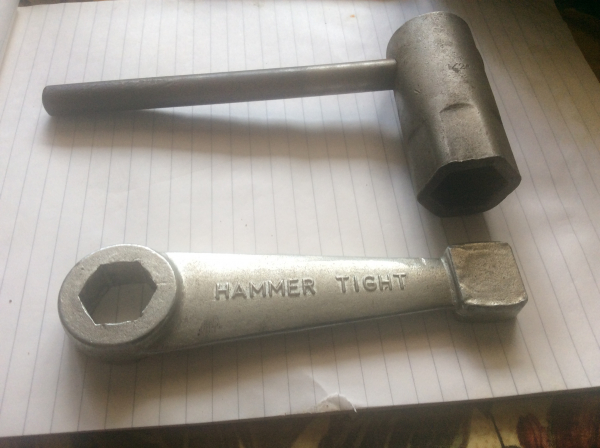 Two hammer tight from my tool box.