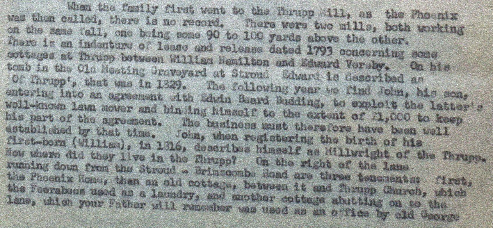 1793 Ferrabee History - H.A. Randall writing 29 March 1952