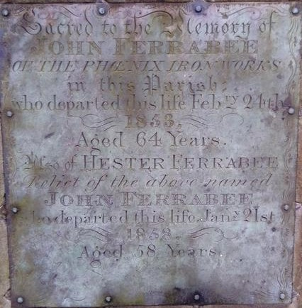 1853-02-24 Grave of John Ferrabee