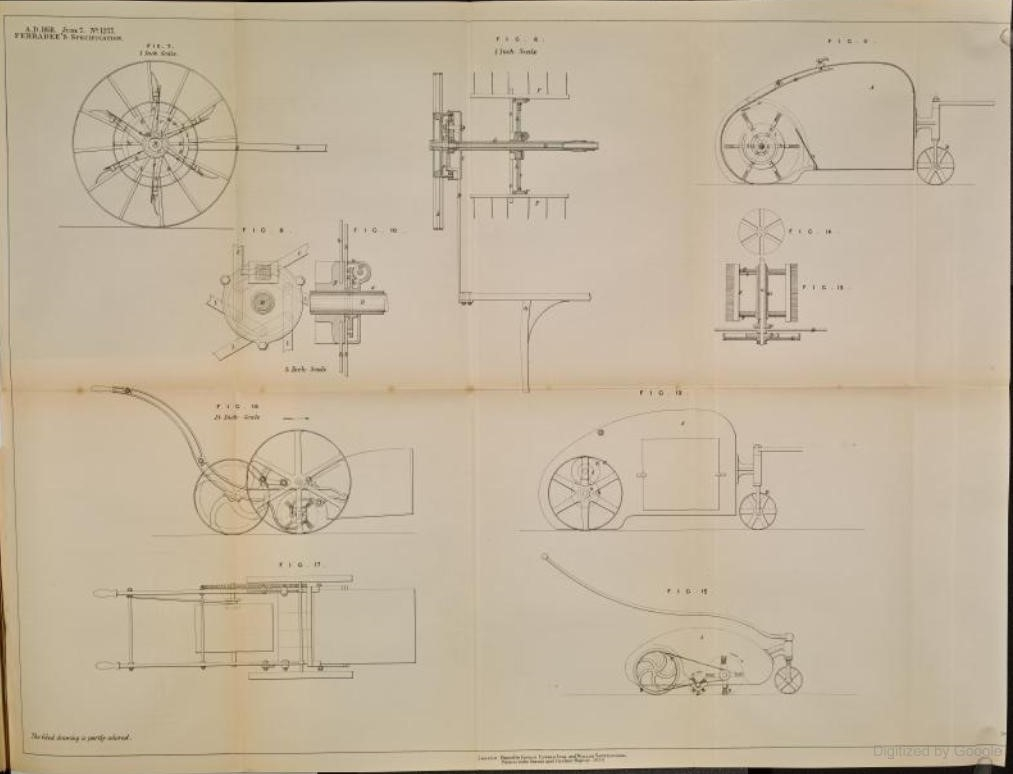 1858-06-07 James Ferrabee Patent No 1277 P09 - Diagrams