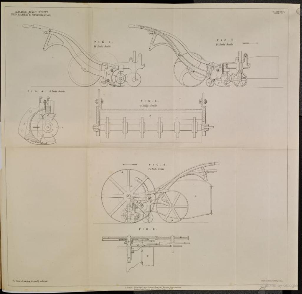 1858-06-07 James Ferrabee Patent No 1277 P10 - Diagrams