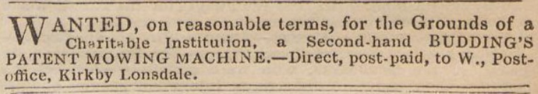 1843-06-24 Gardeners Chronicle - Wanted Ad