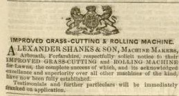 1853-08-20 Gardeners Chronicle - Shanks Advertisement