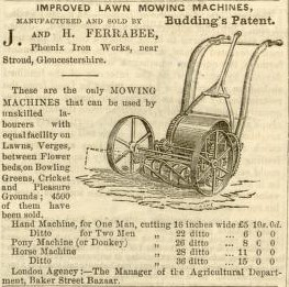 1855-05-05 Gardeners Chronicle - Ferrabee Advertisement