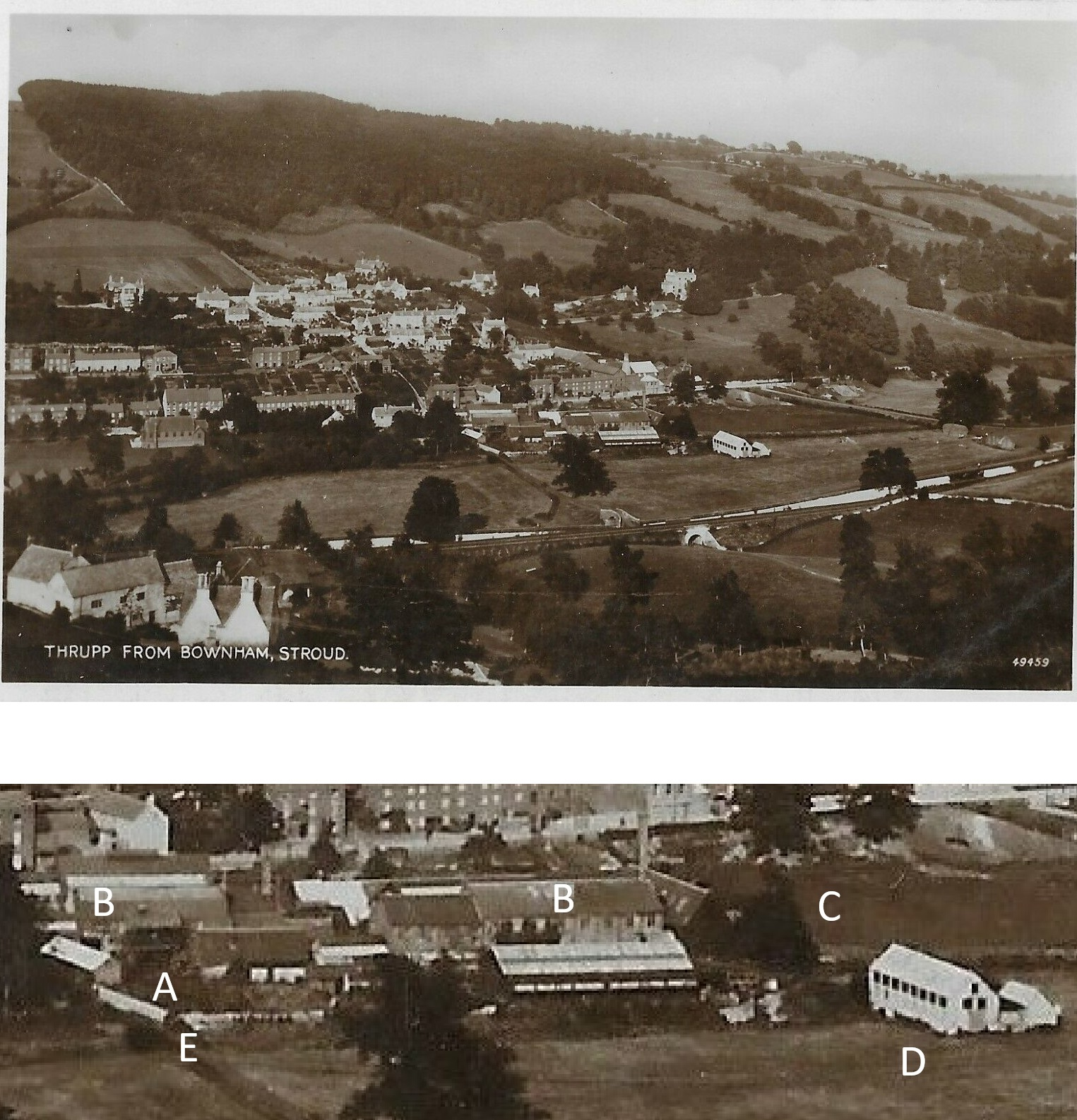View Towards Thrupp Mill, c1900