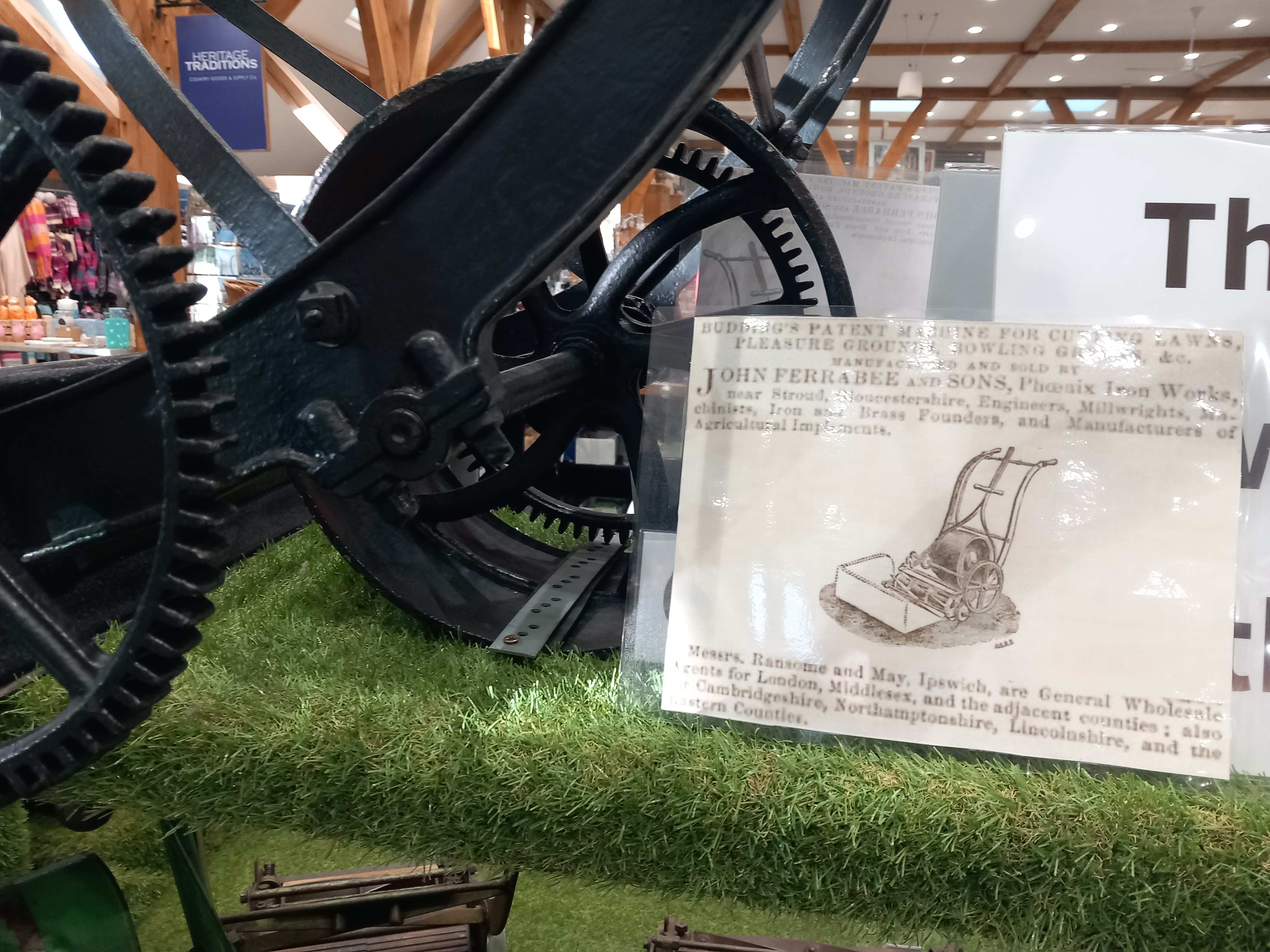 Budding Patent Lawnmower No 1623 - P22