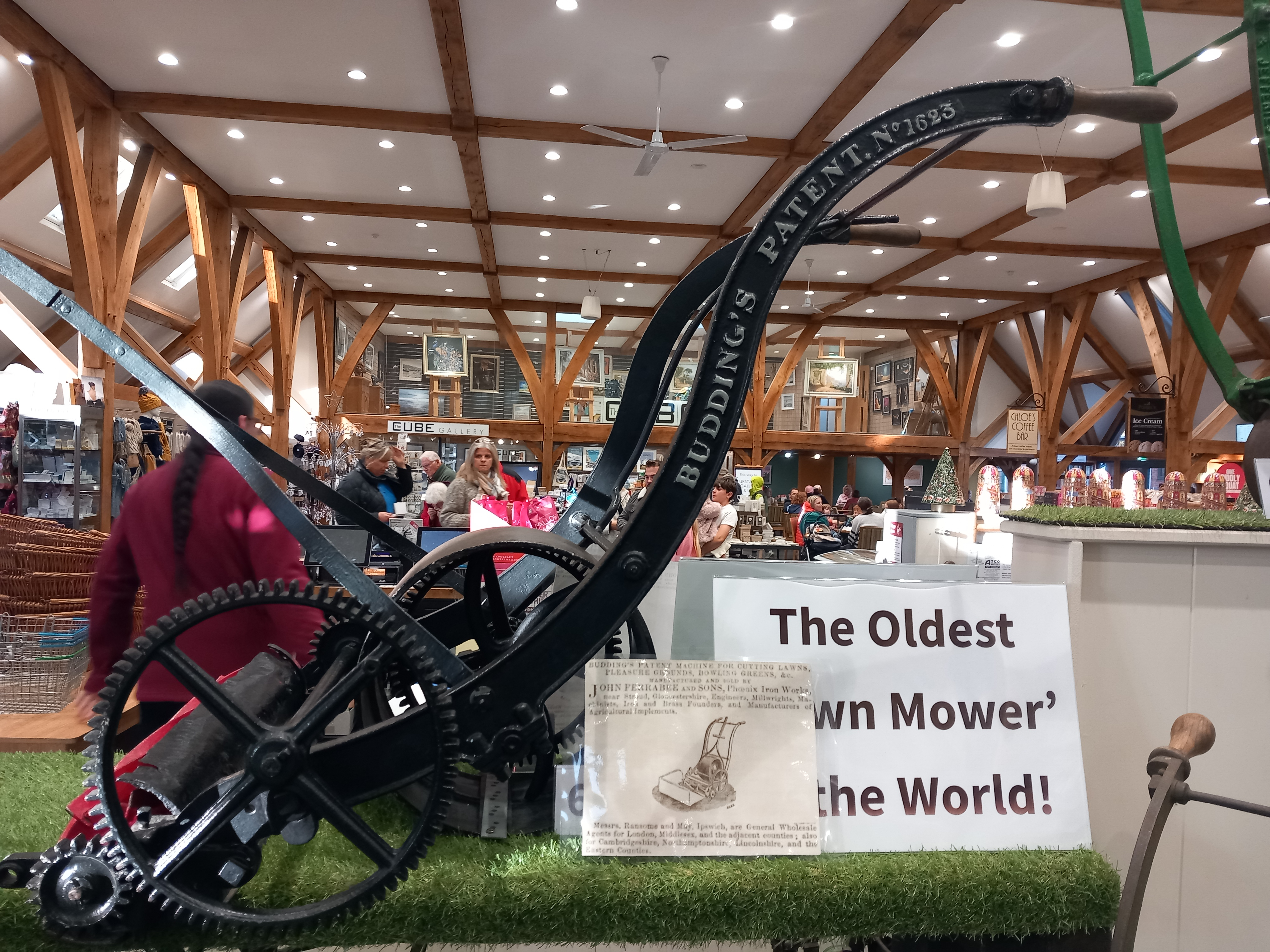 Budding Patent Lawnmower No 1623 - P05 | The Old Lawnmower Club