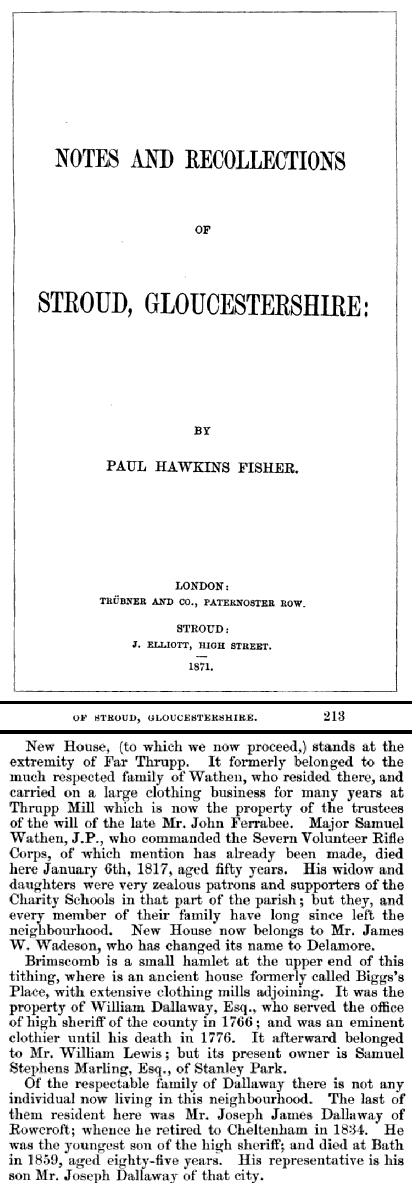 1871-04-10 Notes and Recollections of Stroud