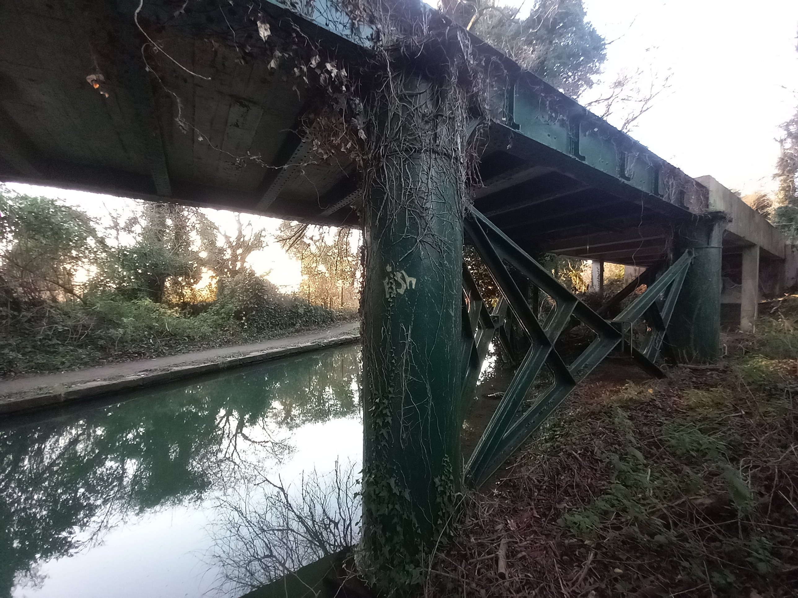 Skew Railway Bridge on Stroudwater Canal