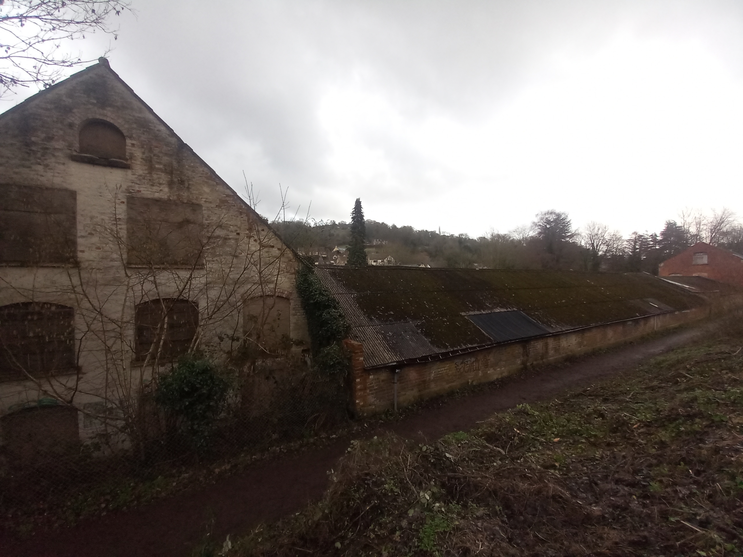 Brimscombe Mill From Filled Thames & Severn Navigation