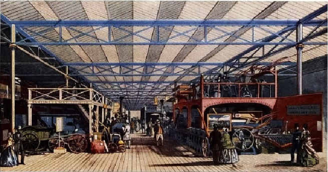 1851-05-01 Great Exhibition - Ransomes Stand