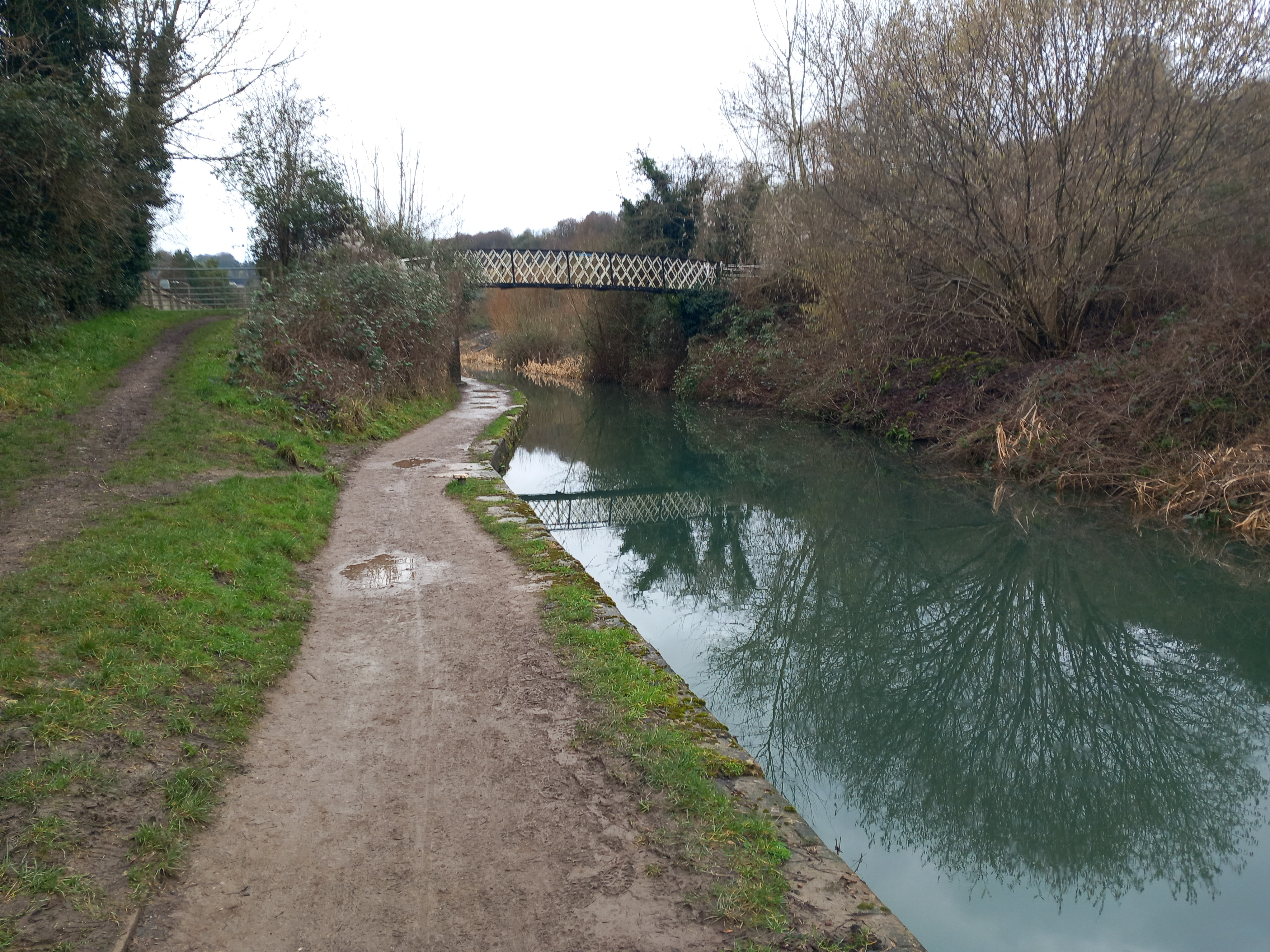 Jubilee Bridge Behind Griffin Mill, Thrupp