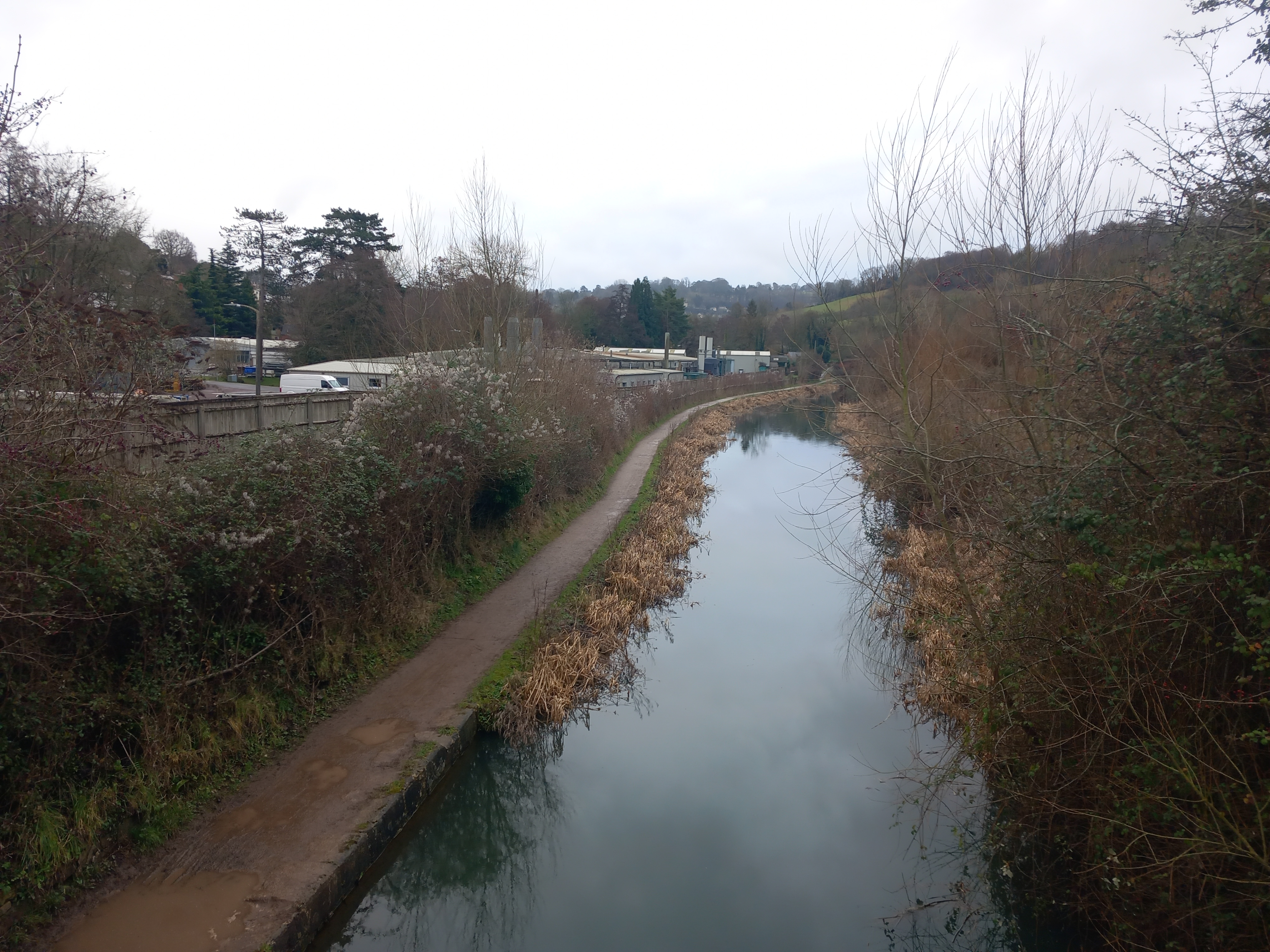 Thames and Severn Navigation Towards Brimscombe From Jubilee Bridge