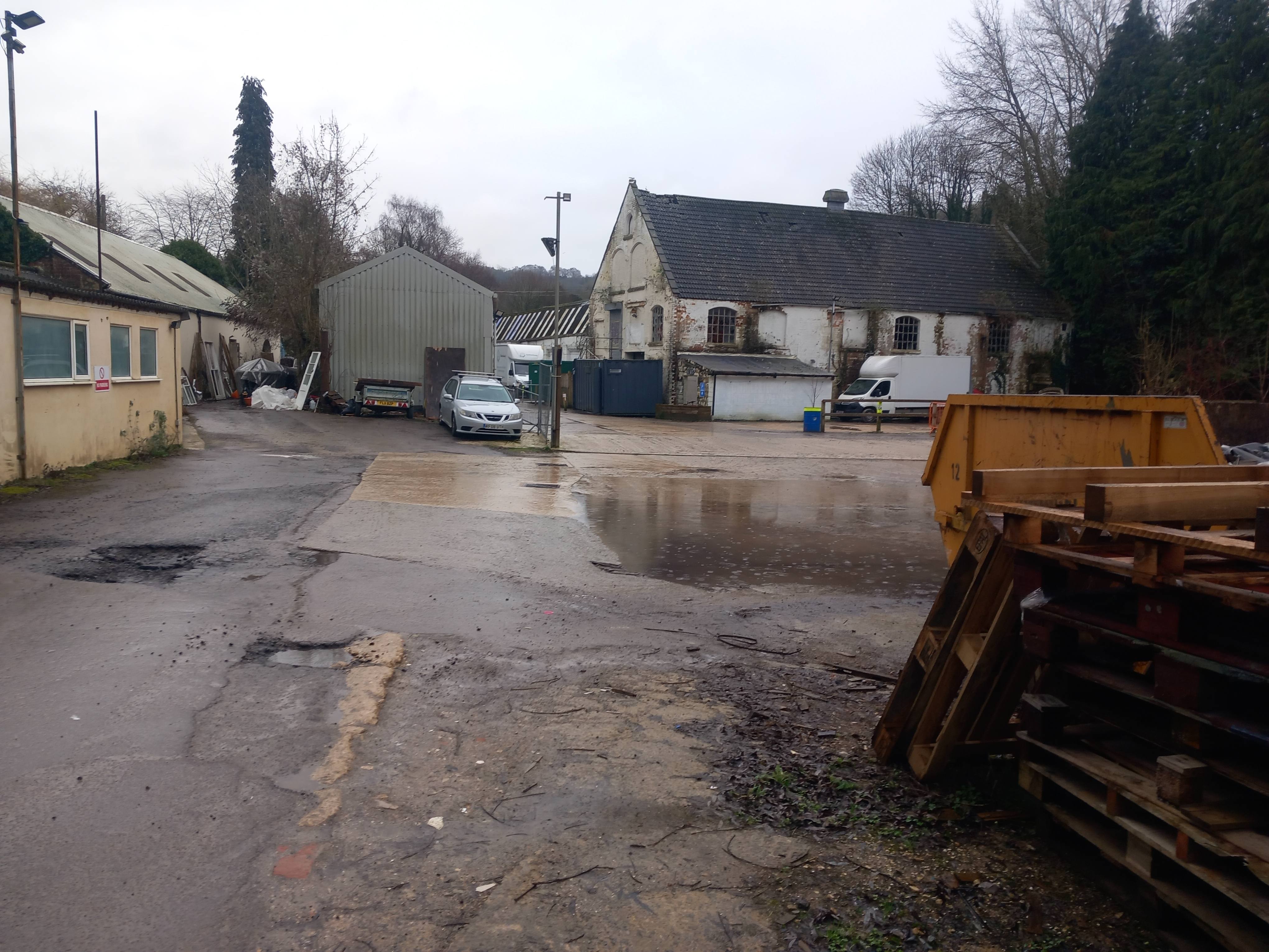 Upper Brimscombe Mill From Rear