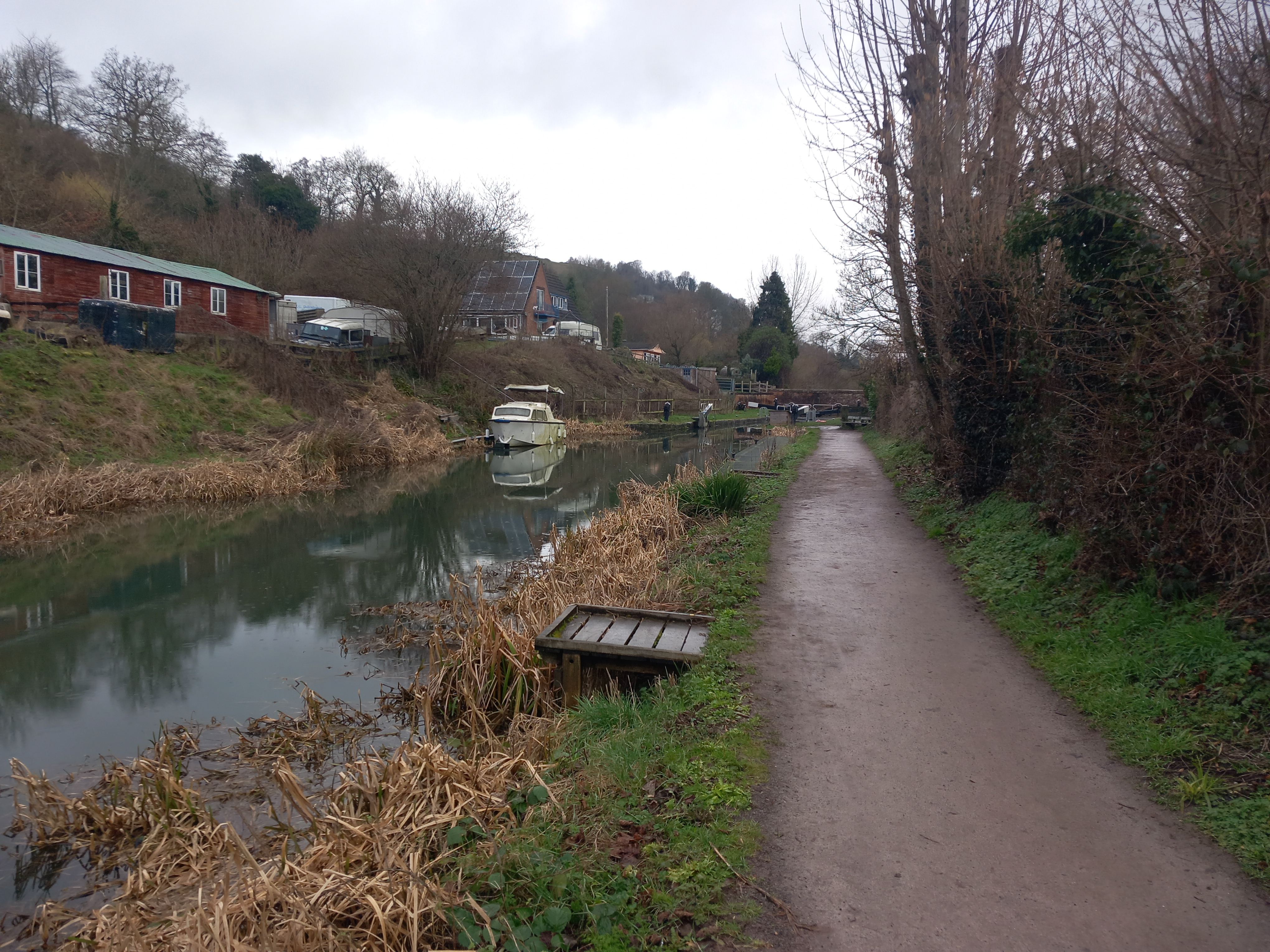 Thames And Severn Navigation Behind Ham Mill From Towpath