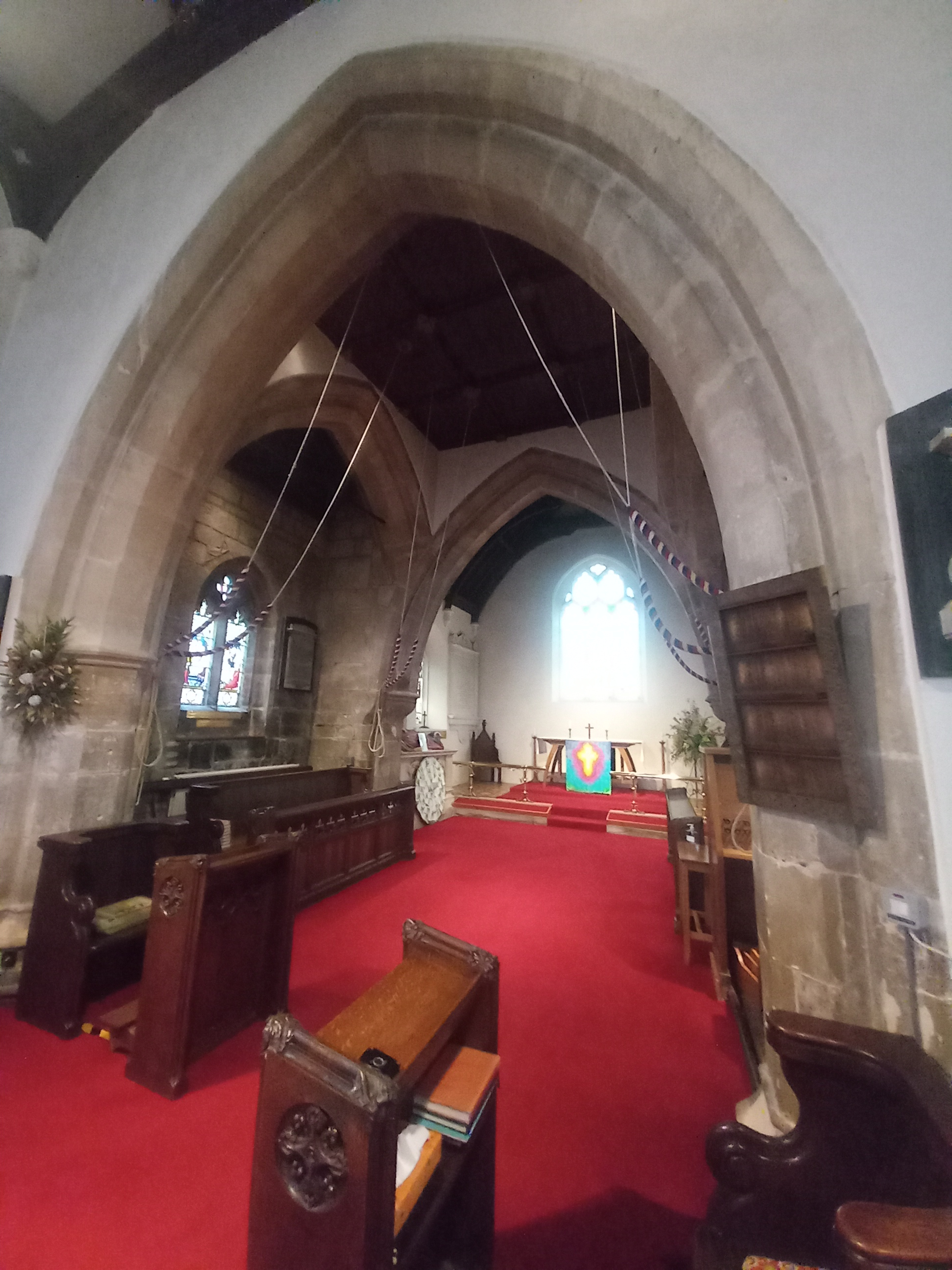 Interior of St Swithun's Church, Hempstead