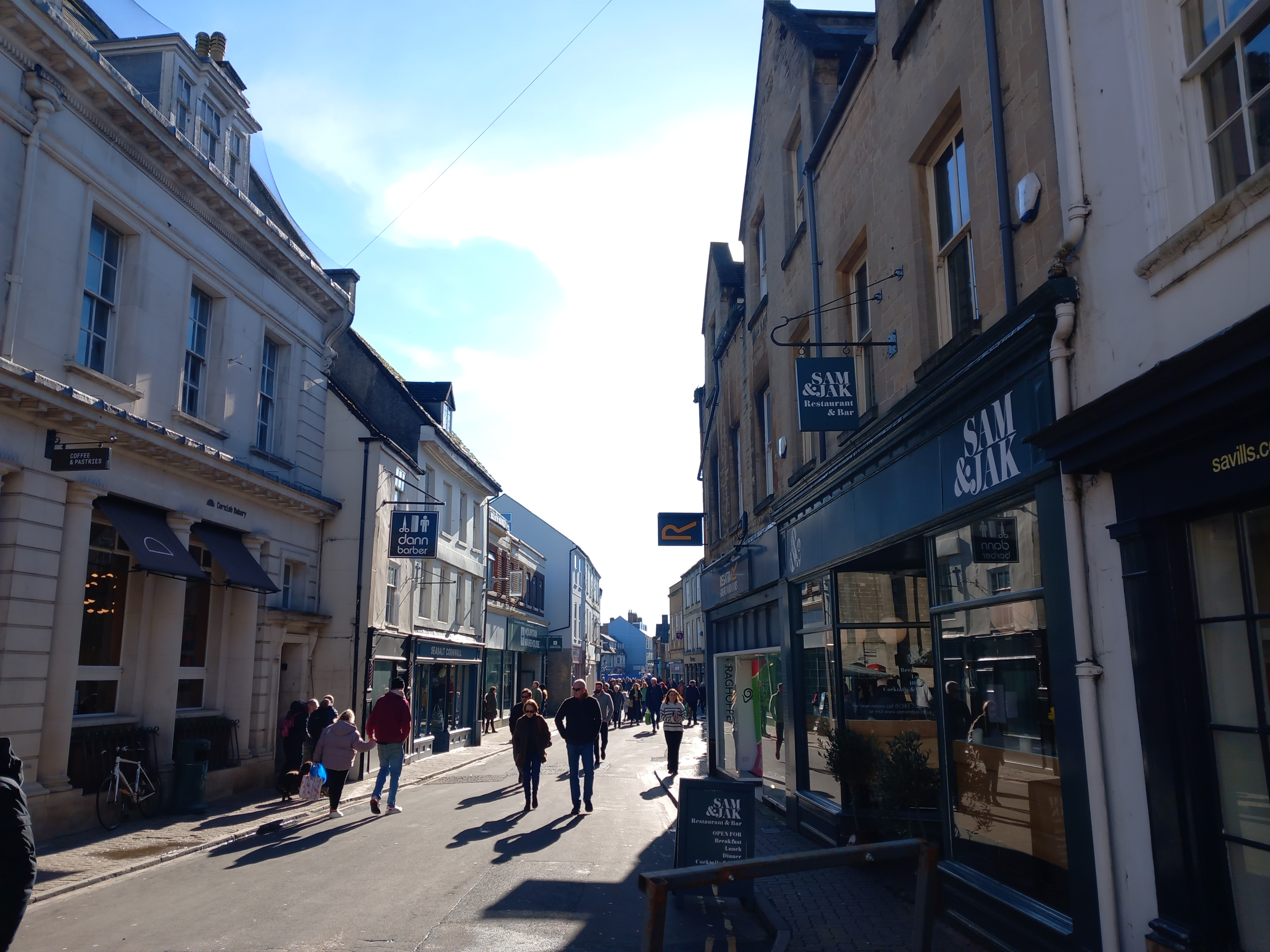 Upper End of Cricklade Street, Cirencester