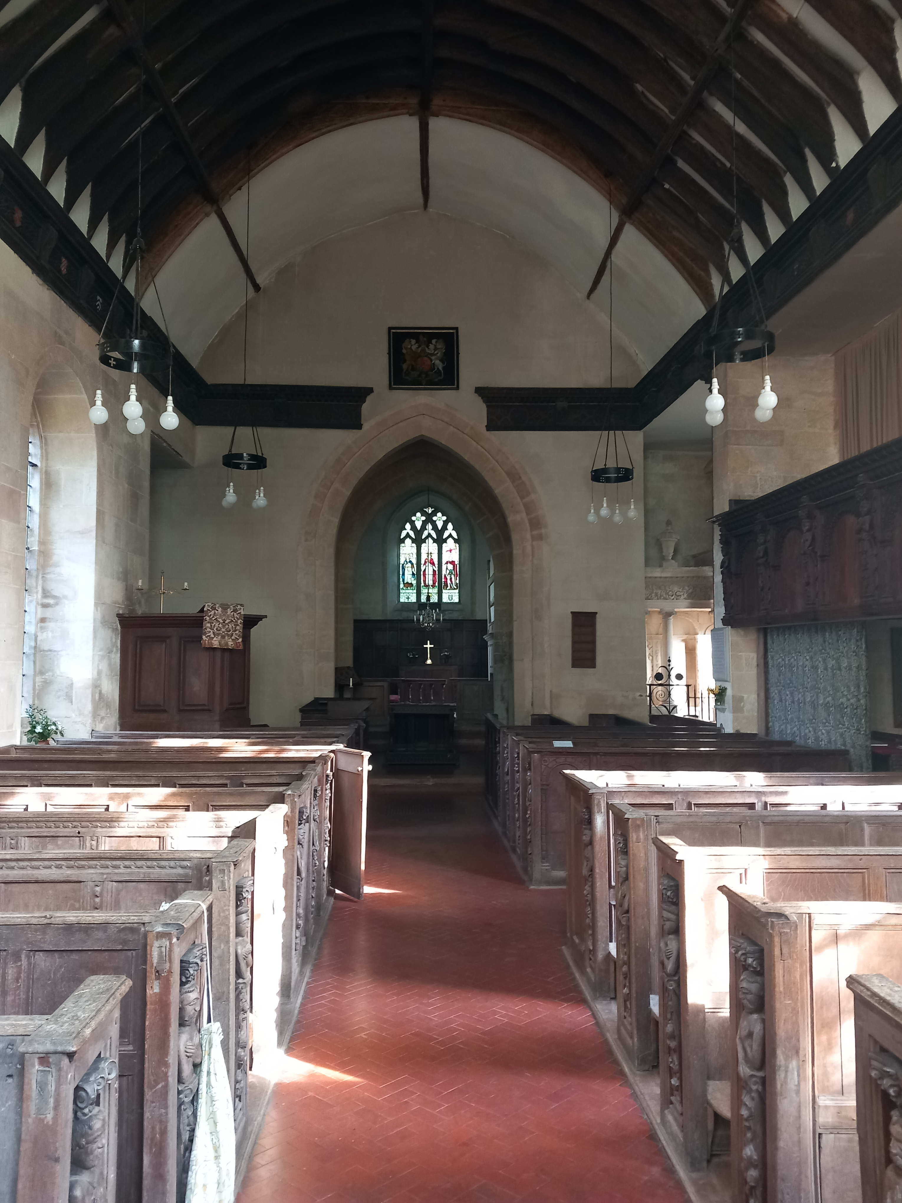 St Kenelm's Church, Sapperton, Interior