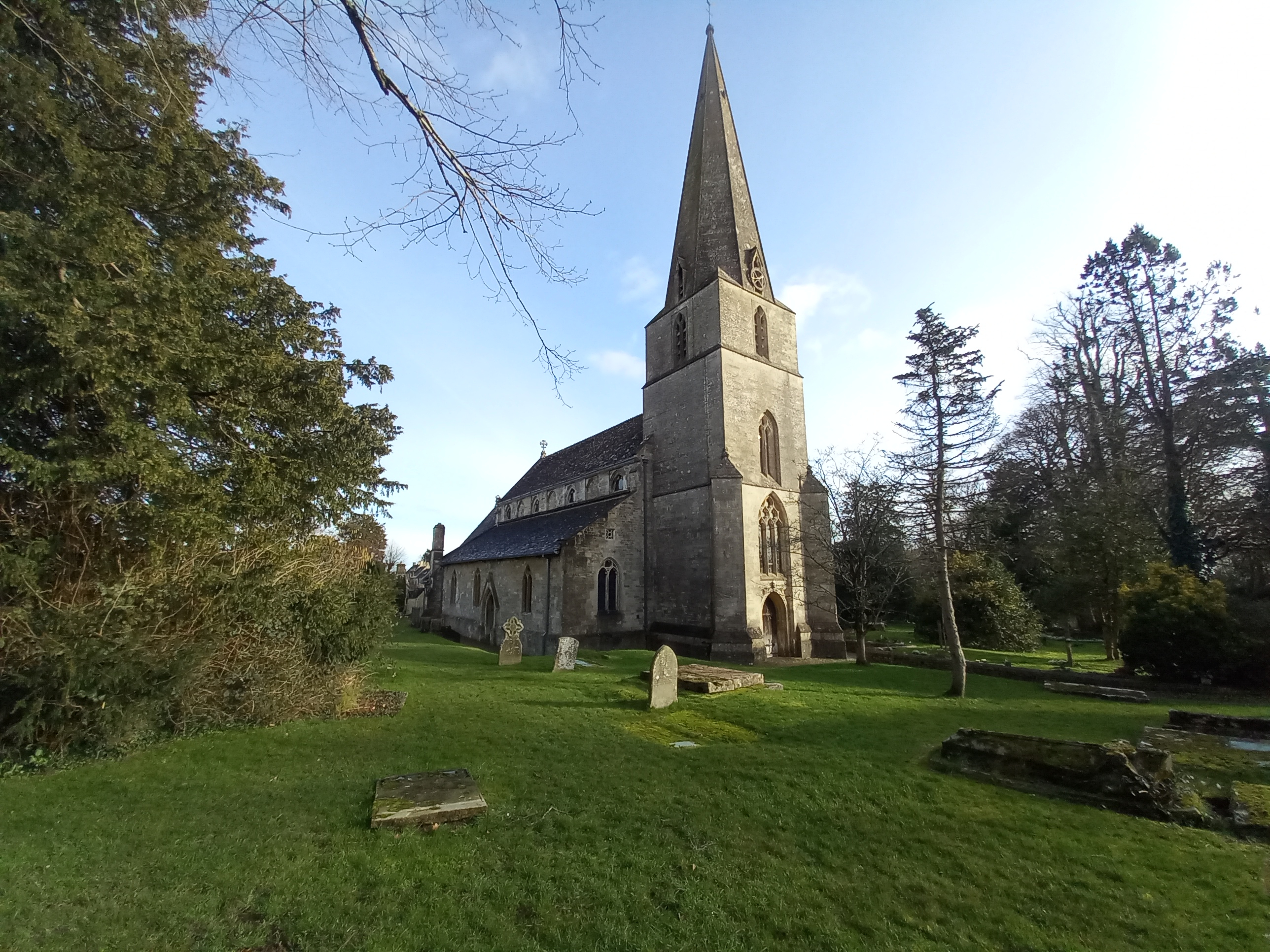 Tower of All Saints' Church, Bisley