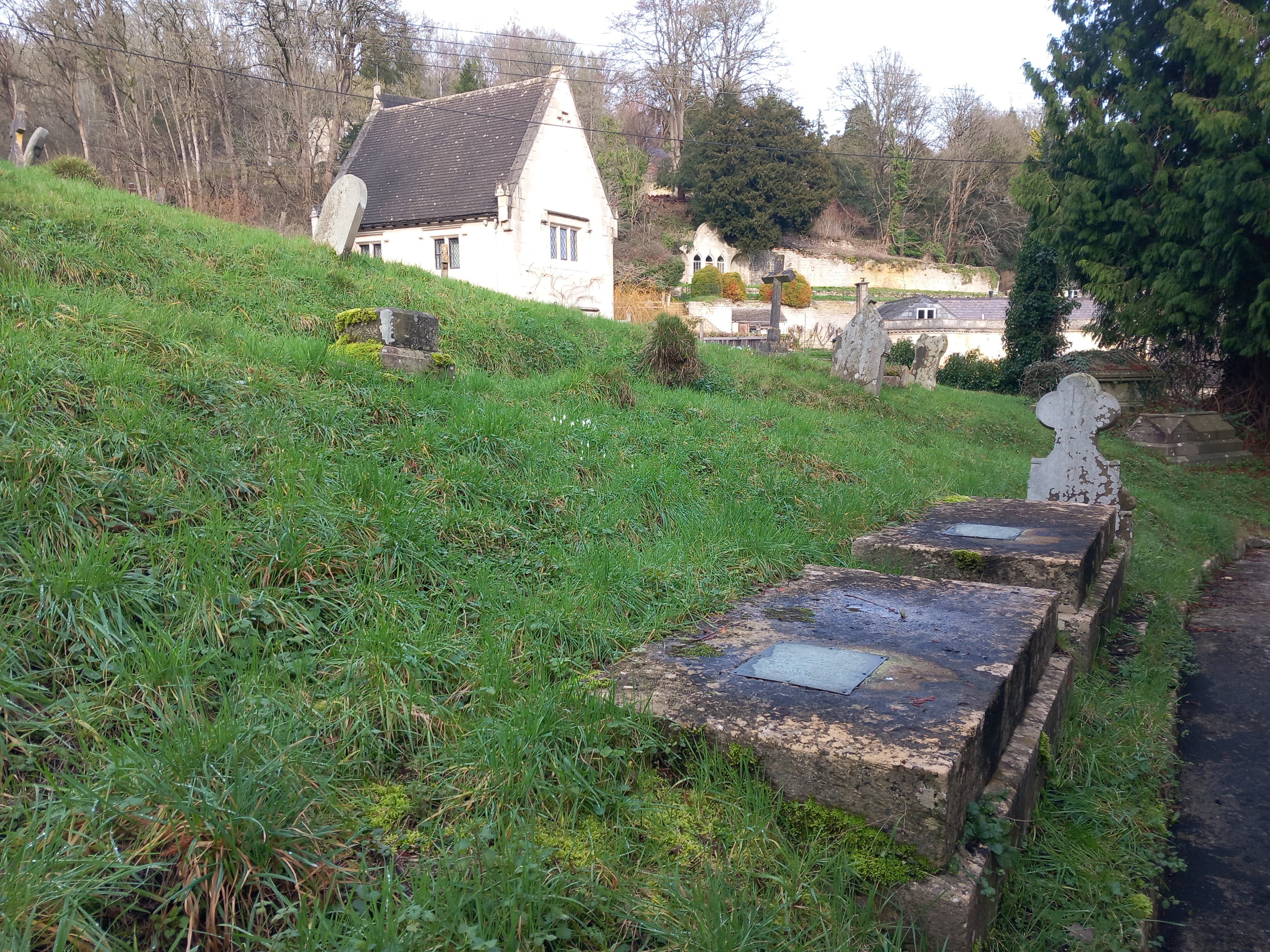 Tayloe Graves in Chalford Churchyard