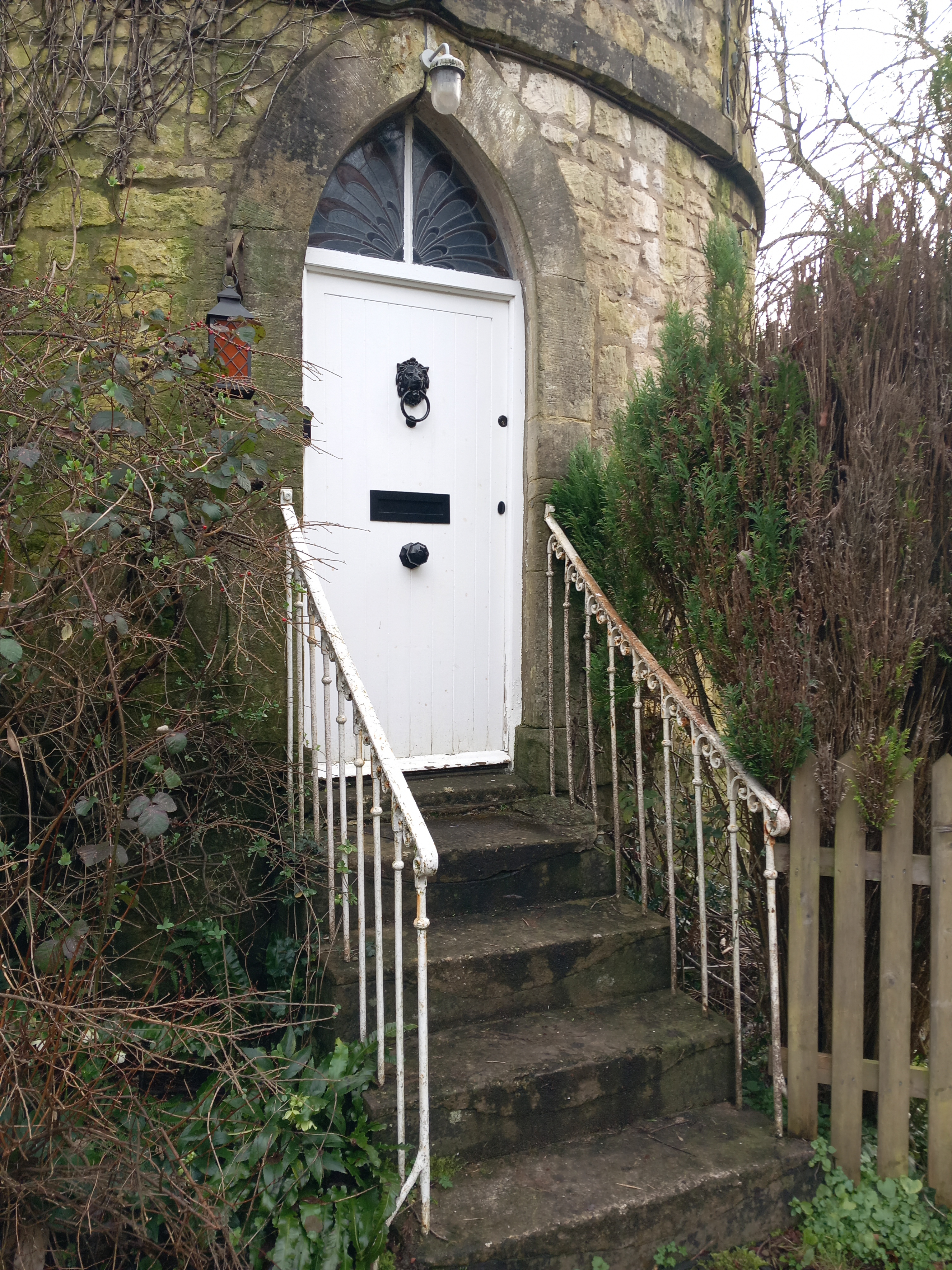 Cast Iron Stair Rail at Chalford Roundhouse