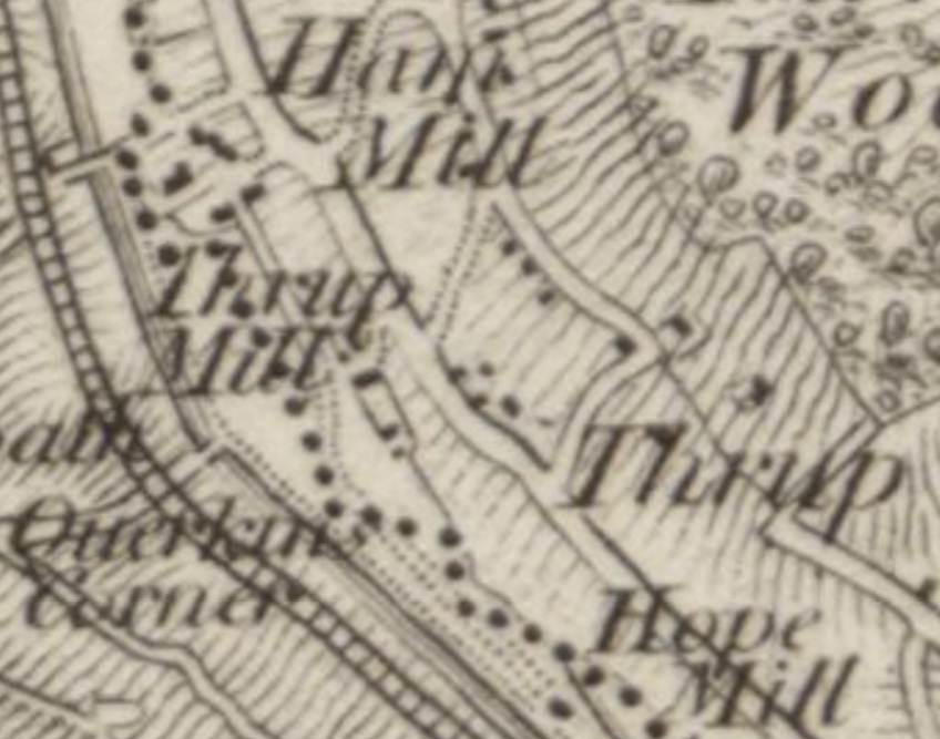 1845 Thrupp Mill Map