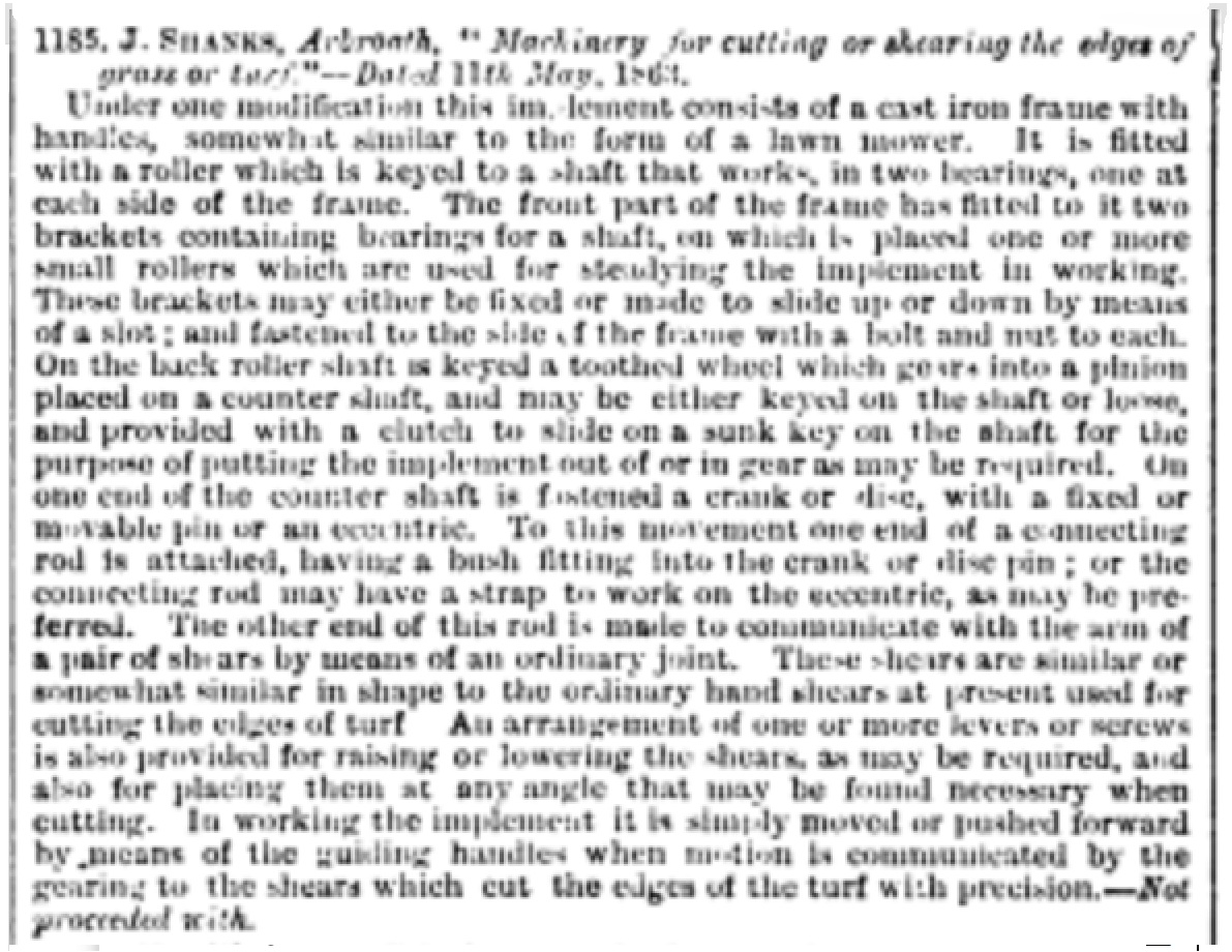 1863-12-18 The Engineer - Shanks Patent Described