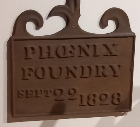 1828-09-22 Phoenix Foundry Plaque