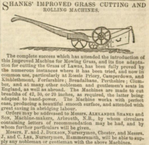 1848 Agricultural Gazette - Shanks