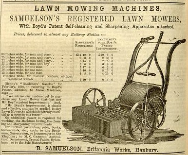 1858-04-03   -   3rd April 1858   Samuelson & Co. of Banbury - in The Gardeners Chronicle and Agricultural Gazette