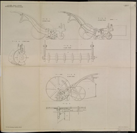 1858-06-07 James Ferrabee Patent No. 1277 P10 - Diagrams