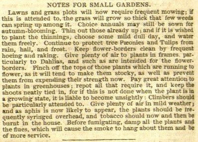 1841-04-24    Gardening article on mowing - 24th April 1841