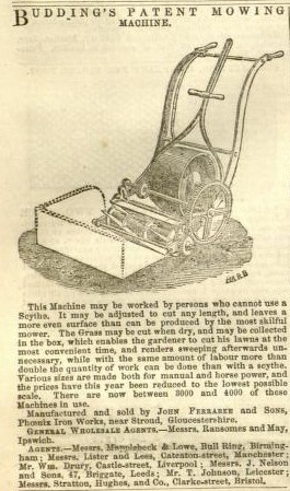  Ferrabee Advertisement in The Gardeners Chronicle - 15th June 1850