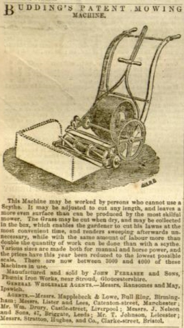 1850-6-1   Ferrabee's Advertisement in The Gardeners Chronicle & Agricultural Gazette - 1st of June 185