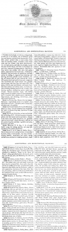 The Irish Exhibition 1853 - Mower Exhibitors:  Ransomes & Sims,  Samuelson  & Eeles T & Co. of Dublin