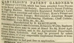 1855-07-14 Samuelson & Co. advertisement - 14th July 1845
