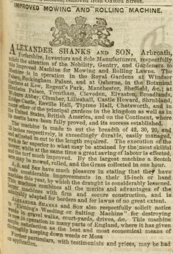 1855-04-14   Shanks advertisement - 14th April 1855