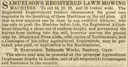 1855-05-05  Samuelson & Co. advertisement - 5th May 1855