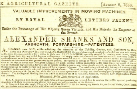 Shanks - 2nd August 1856