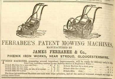 James Ferrabee advertisement - 19th June 1858