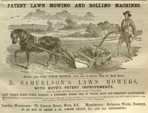 Samuelson & Co. Advertisement in The Gardeners Chronicle - 30th June 1860