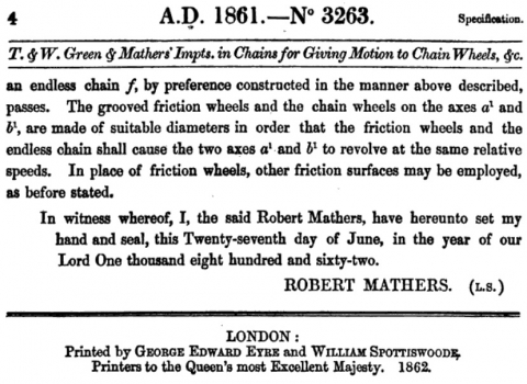 1861-12-31 Thomas Green & Willoughby Green - Patent No. 3263 P04
