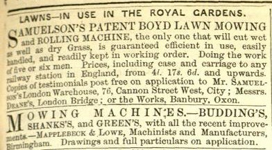 1859-4-9   Retail Advertisements in the Gardeners Chronicle - 9th April 1859