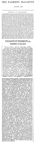 1853-08   Royal Agricultural Society Of England Gloucester Meet -  W. Dray & Co. - 1853