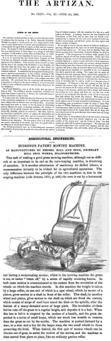 1853-06-01     John Ferrabee Registered Improvement (No. 3074)  "Budding's Improved" by  Hill and Smith of Brierley Hill