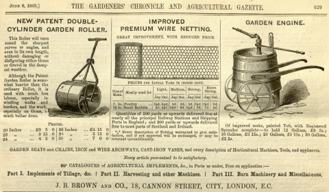 1863-06-06   J Brown & Co. Advertisement - 6th June 1863