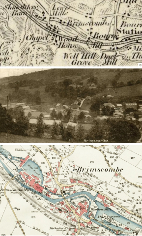 Brimscombe Mill - Where  Lewis Patent No. 1757  Cross Cutter was Invented