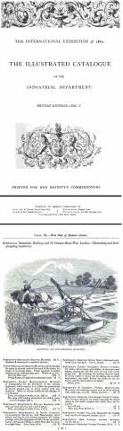  Samuelson & Co. exhibiting at The International Exhibition of 1862 in London